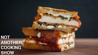 CHICKEN PARM GRILLED CHEESE