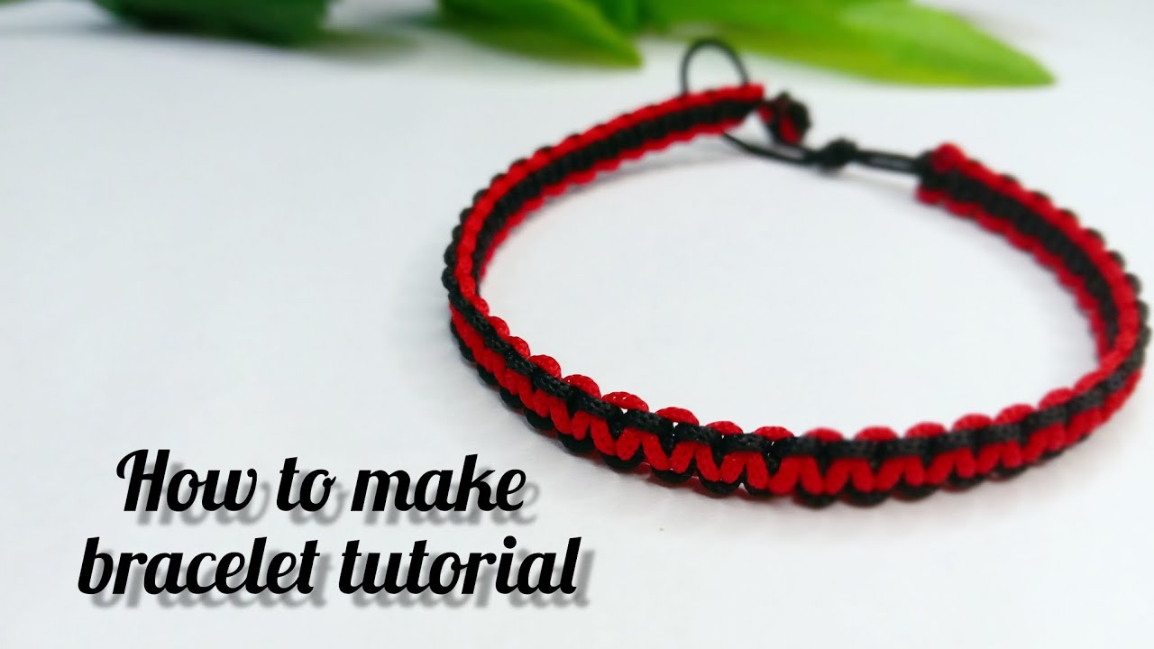 how to make bracelet tutorial | diy bracelet - YouTube