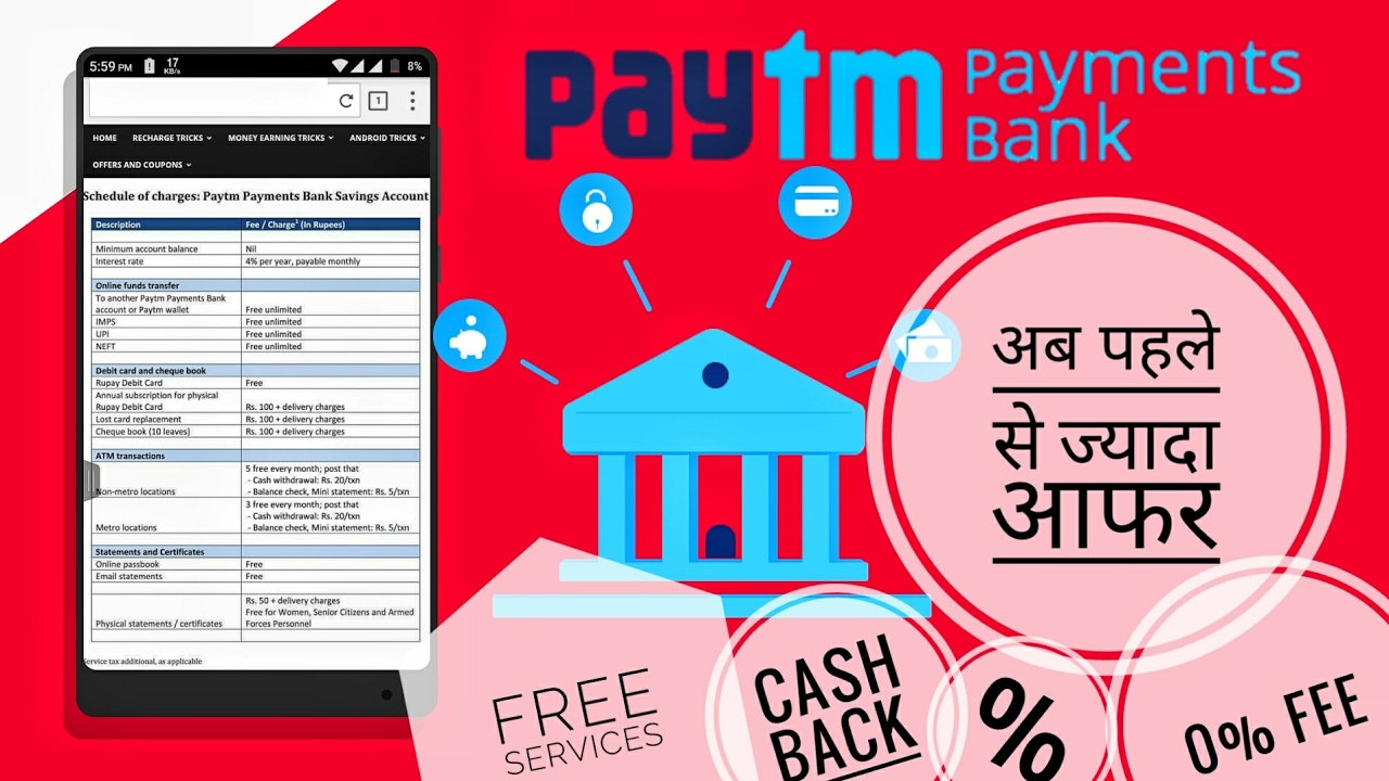 Paytm payment Bank ||4% interest || Paytm wallet vs paytm payment bank || Get paytm payment bank app