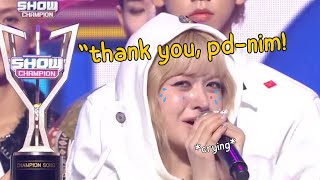 nmixx *emotional* first win for DASH (on Show Champion)