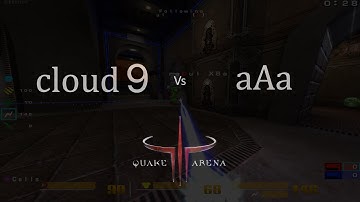 Cloud9 vs aAa POV ultrono(czm) Quake 3 Arena CTF finals q3wcp9 2004-04-12