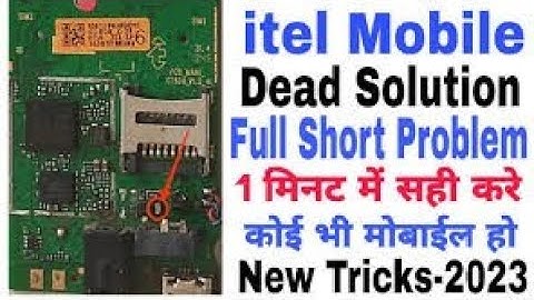 Itel it-2163 S Dead Repair Itel it-2163 s dead Problem Solution #itelmobile  #deadsolution #repair