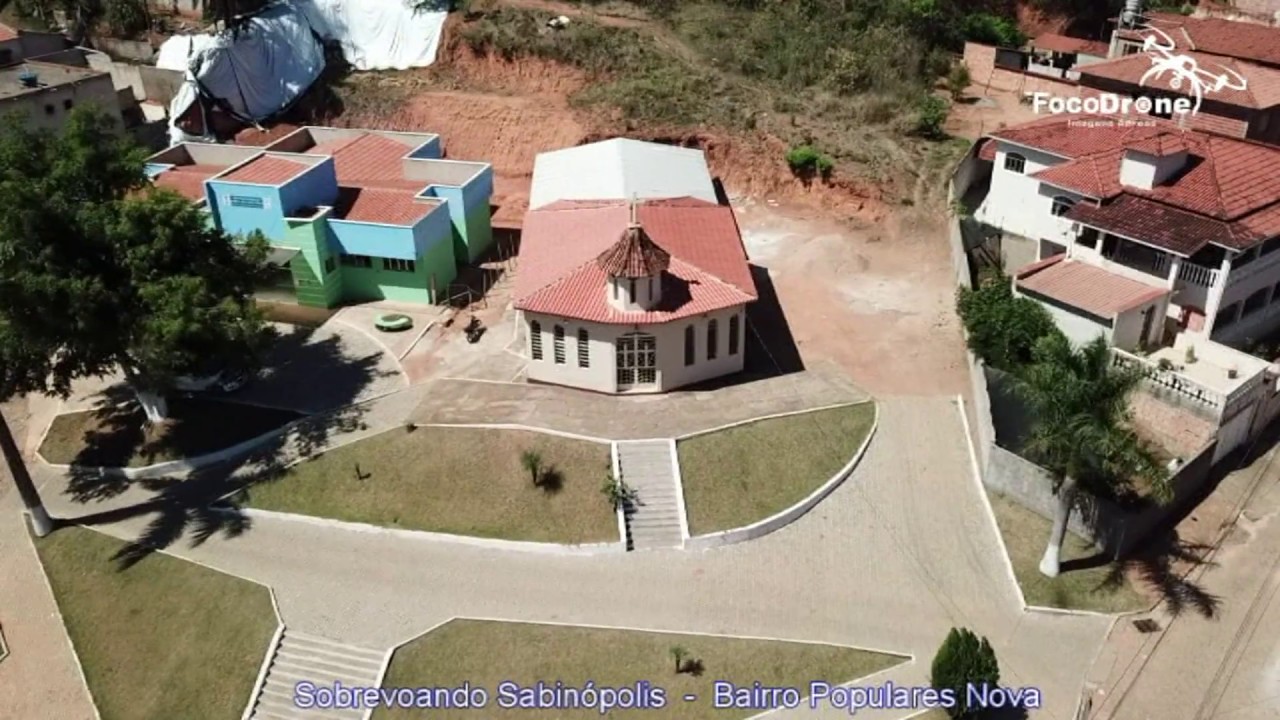 Sobrevoando Sabinópolis Bairro Populares Novas - YouTube