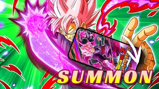 [GLOBAL DOKKAN BATTLE FIRST] New Rose Goku Black Summons!?!