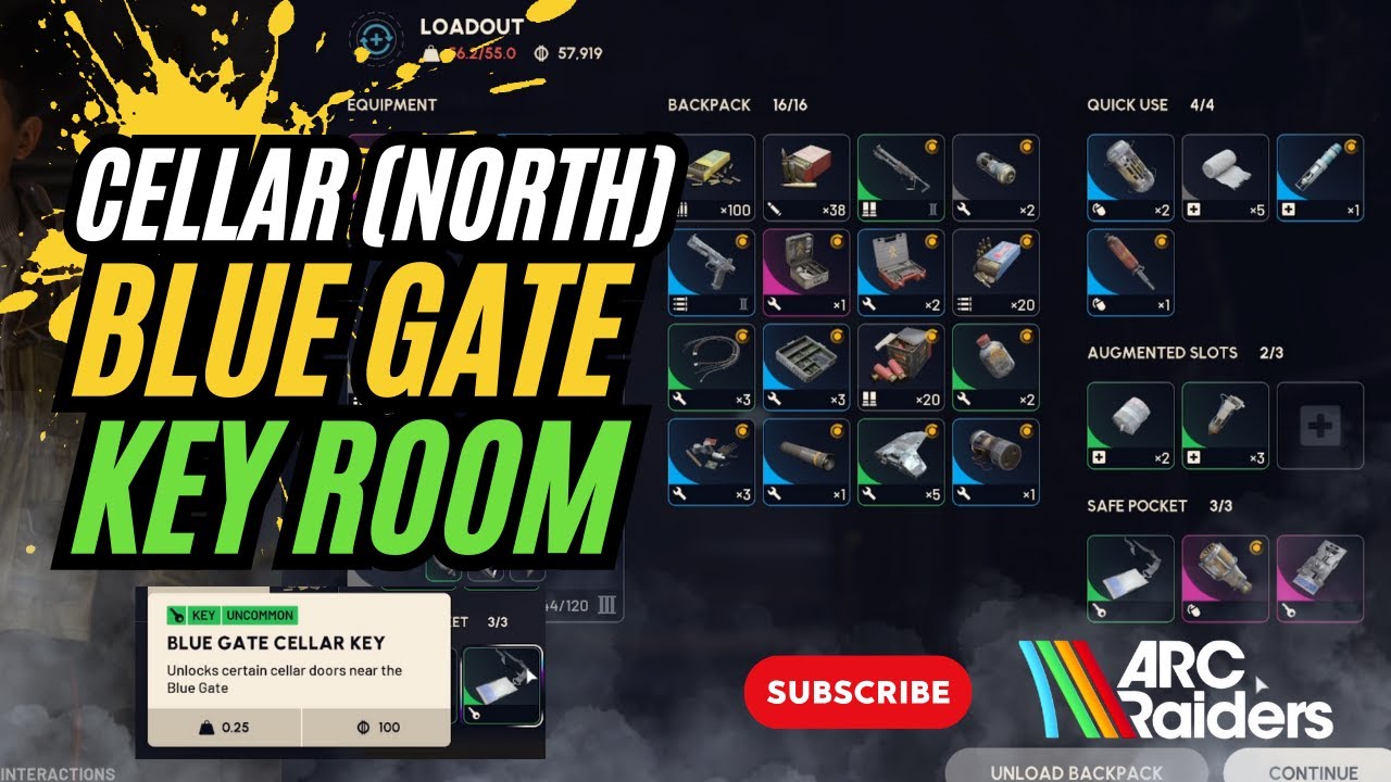 Blue Gate Cellar KEY Room (North) at NIGHT with SECURITY BREACH ...
