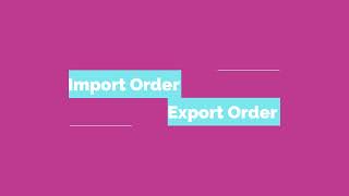 Import and Export Order screenshot 3