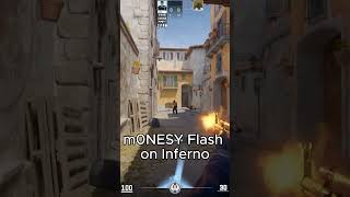 BEST m0NESY FLASH 0/10 ?! - INFERNO #cs2 #csgo