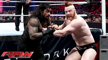 Roman Reigns vs. Sheamus - WWE World Heavyweight Championship Match: Raw, November 30, 2015