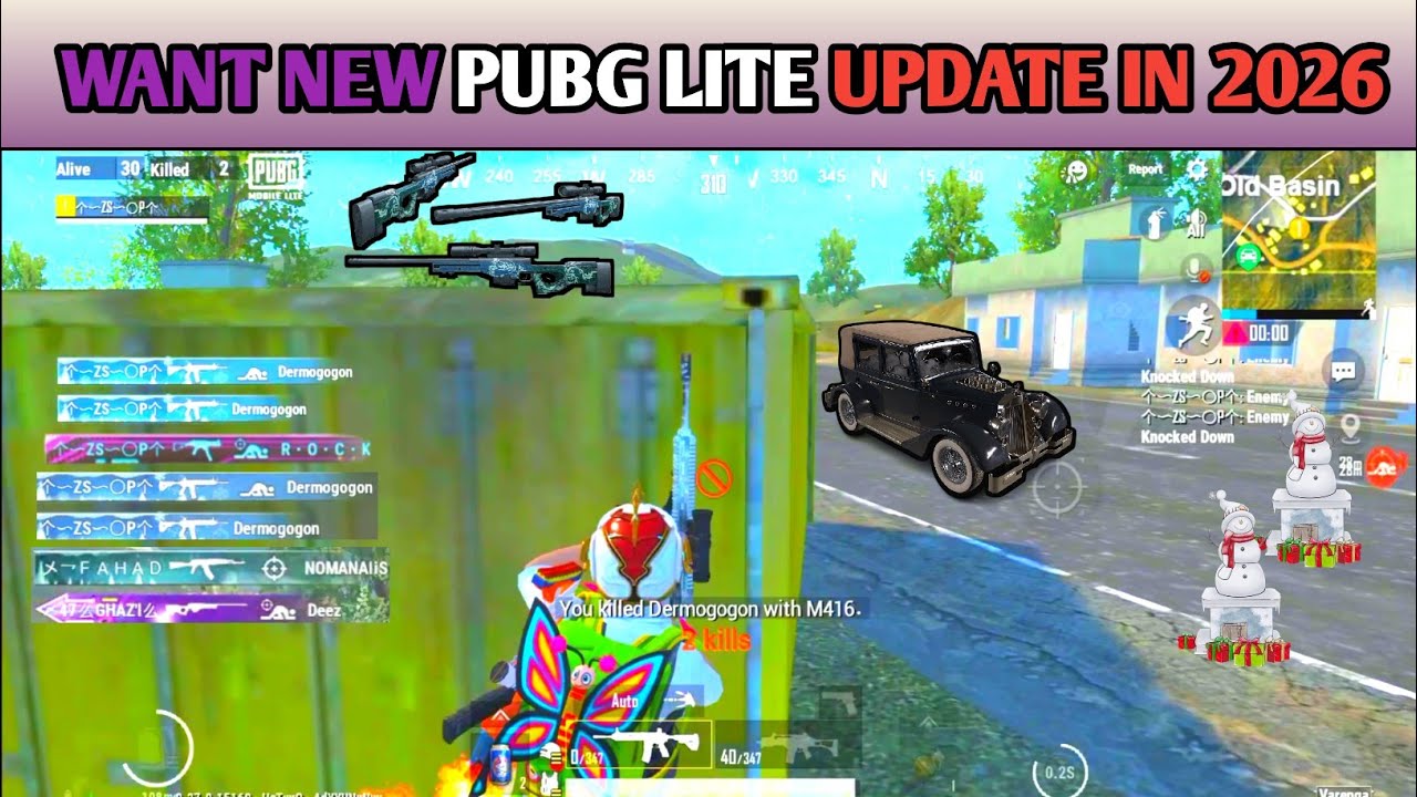 WaNT NEW PUBG LITE UPDATE IN 2026🙏🏻||WANT NEW O.28.O UPDATE IN PUBG LITE🥺.