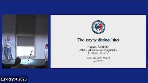 Opening + award papers (Eurocrypt 2025)