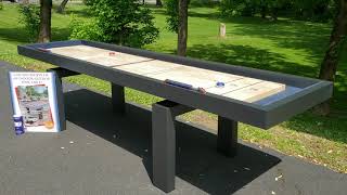 Outdoor Shuffleboard Table At Royal Billiard U0026 Recreation
