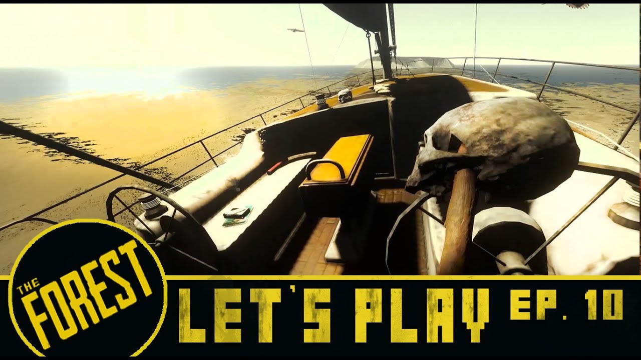 The Forest: Trying To Get Off The Island  (Let's Play Part 10)