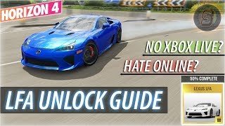 Forza Horizon 4 Lexus Lfa Unlock How To Get Lexus Lfa In Forza Horizon 4 Series 19 Update Fh4 Lfa Youtube