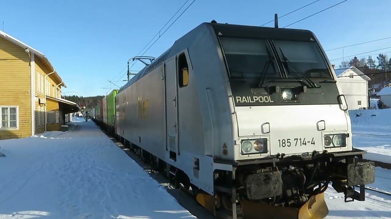 CargoNet Långsele järnvägsstation 22feb26