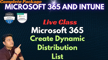 How to configure Microsoft 365 Group ! Create Dynamic Distribution list to add users automatic.
