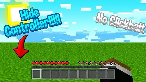 How To Hide Button Controller In Minecraft PE