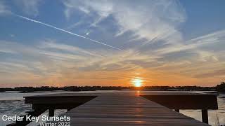 Cedar Key Sunsets - Winter 2022