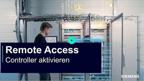 (How To) Siemens Remote Access - Controller aktivieren