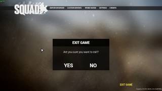 Squad menu zoomed and mouse off center