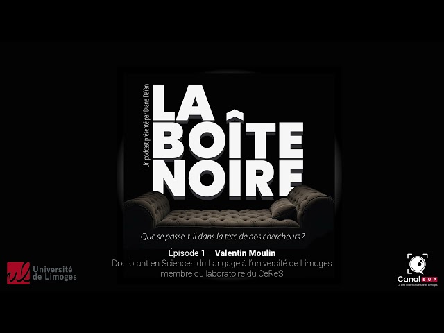 La Boîte Noire - Entretien avec Valentin Moulin, chercheur à l'Université de Limoges