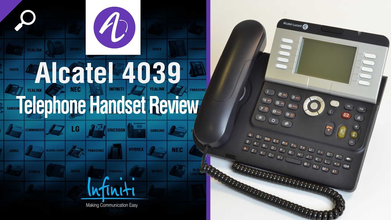 Alcatel 4039 Telephone Handset Review Infiniti Telecommunications
