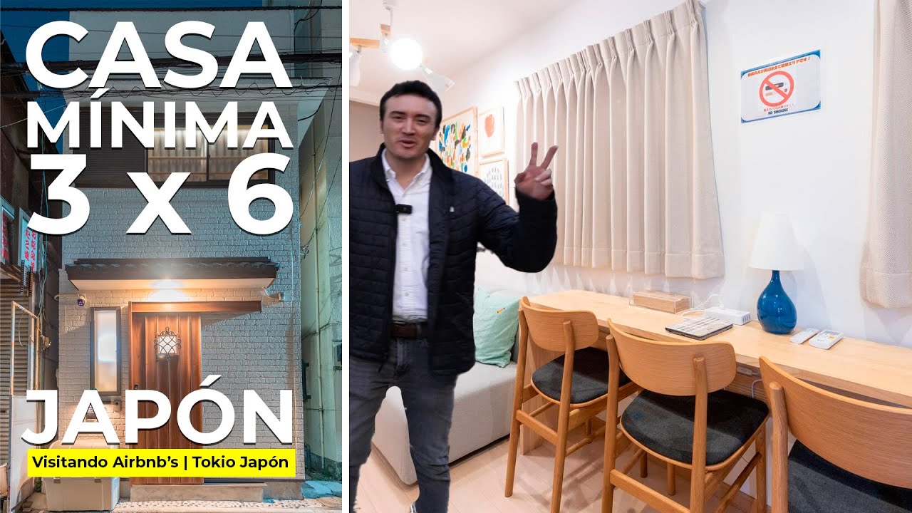 LA CASA MÁS PEQUEÑA de TOKIO JAPÓN | 3 MTS x 6 MTS | Visitando Airbnb's