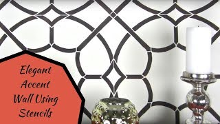 http://www.cuttingedgestencils.com Why go the wallpaper route when you can stencil your walls with this magnificent Coco trellis 