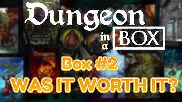 Dungeon in a Box, Month 2: Is it Worth it?