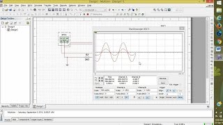 Non-inverting op amp using multisim