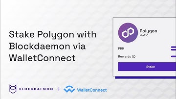 How to Stake Polygon via. WalletConnect with Blockdaemon