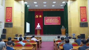 VIDEO: Lớp bồi dưỡng nghiệp vụ công tác đảng cho bí thư chi bộ cơ sở năm 2024