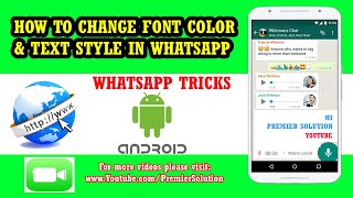 Download Whatsapp Tricks And Tips How To Change Color And Font Style In Whatsapp Facebook SVG Cut Files