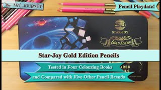 Playdate with the Star-Joy Gold Edition Pencils | Comparison with Five other Brands & My Opinion