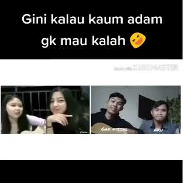 AKU CUMA GABUT LALU NGECHAT KAMU EH KAMUNYA BAPER