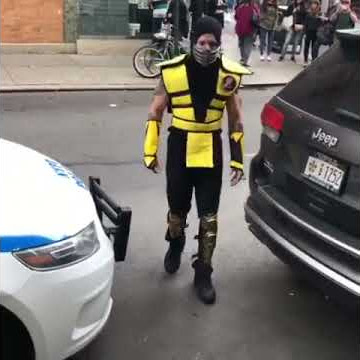 Good cop stops mk scorpion funny