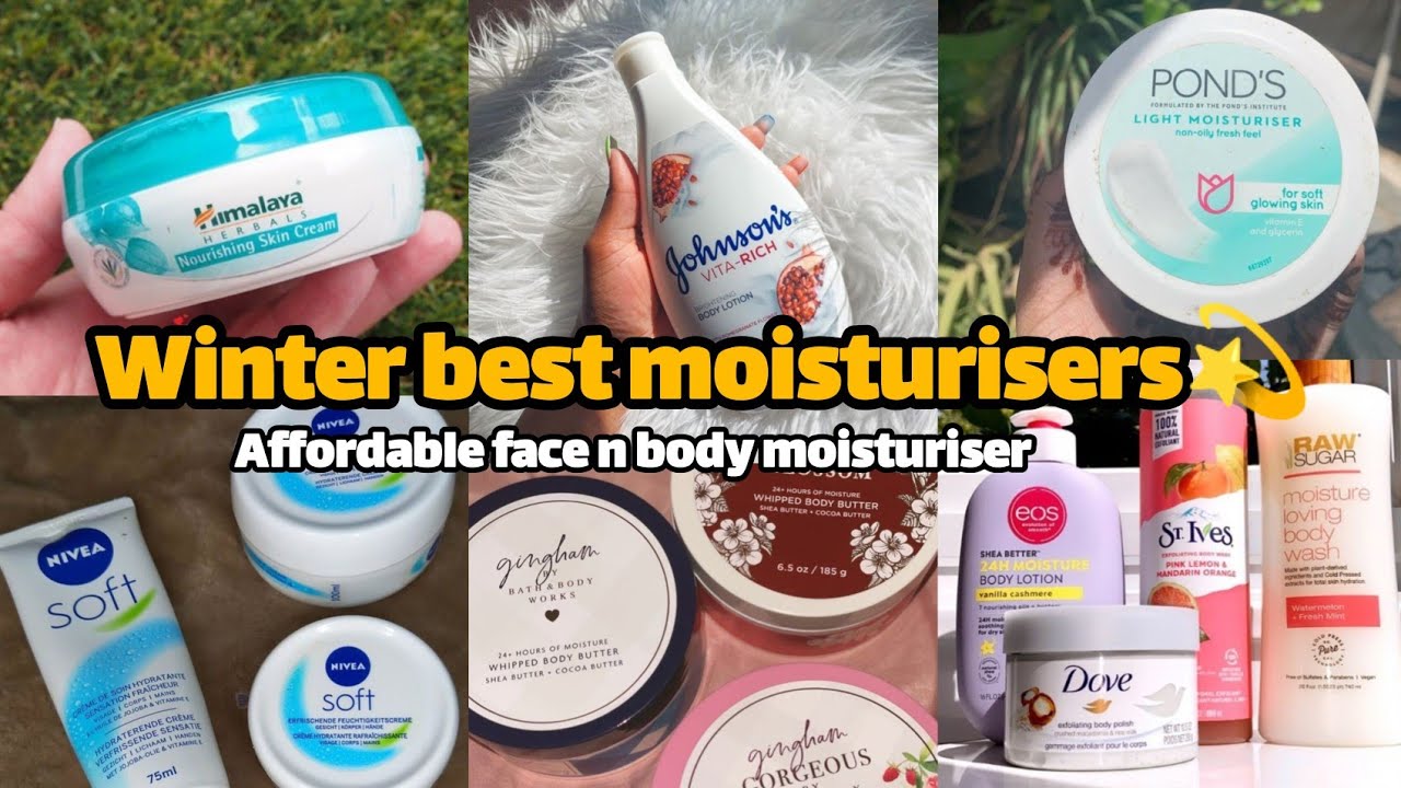 Winter best moisturizers for all skin types | affordable face and body ...