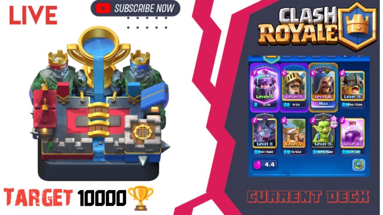 Clash Royale | Road to 10000++ Trophies