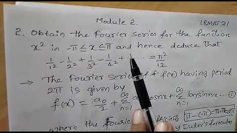 18MAT31 Transform Calculus,Fourier Series and N T by Prof.Madan Talekar - Basic Science