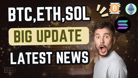 🚨 BTC ETH and Sol Next Move Today - Latest Crypto Market Analysis and Crypto News Today