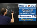 Фізика 9 клас. Самоперевірка Розділу ІІІ, 15 з