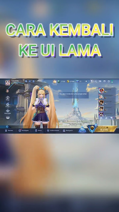 CARA BALIK DARI UI BARU LAYLA KE TAMPILAN UI LAMA MOBILE LEGENDS #newui #mlbb
