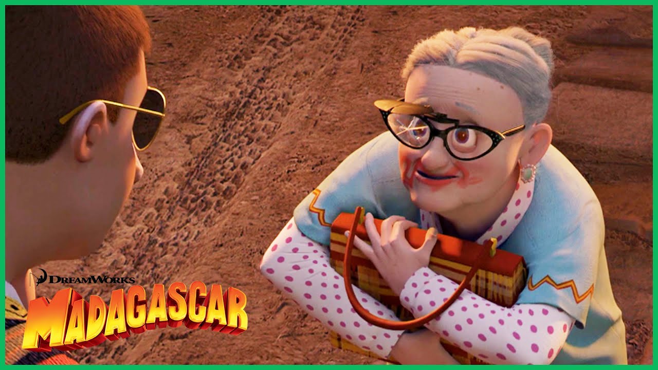 Vovó Nana Salva o Safari | DreamWorks Madagascar em Português - YouTube