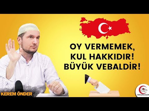 Oy vermemek kul hakkıdır! Büyük vebaldir! / Kerem Önder