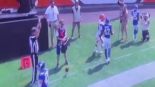 Browns RB J.KELLY runs for a BROWNS TOUCHDOWN!!!!