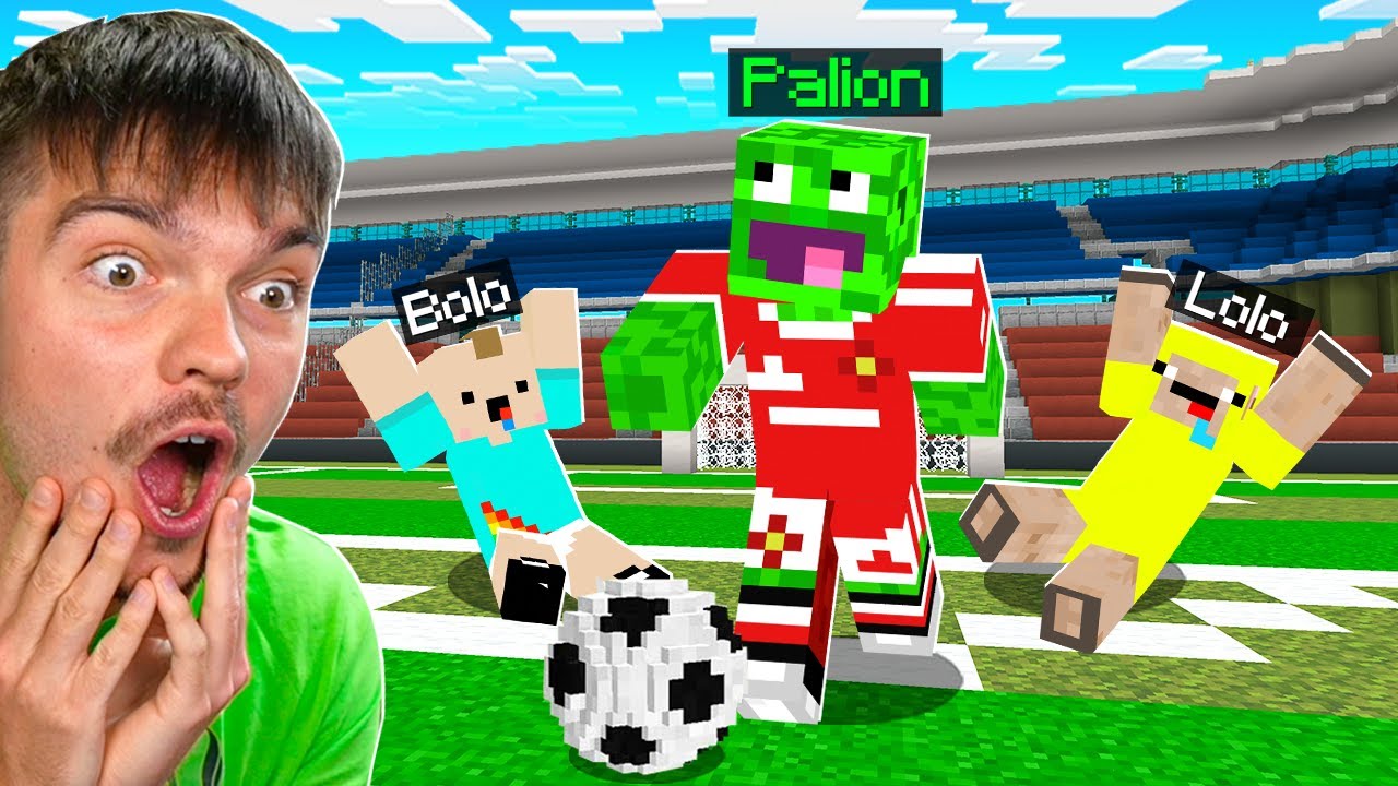 GRAM z YOUTUBERAMI w PIŁKĘ NOŻNĄ w Minecraft!