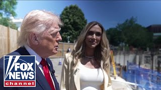 Trump gives SNEAK PEEK at White House ballroom construction