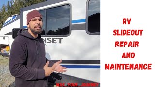 RV SLIDEOUT REPAIR AND MAINTENANCE (SUNSET TRAIL RV SLIDEOUT CABLE ADJUSTMENT)