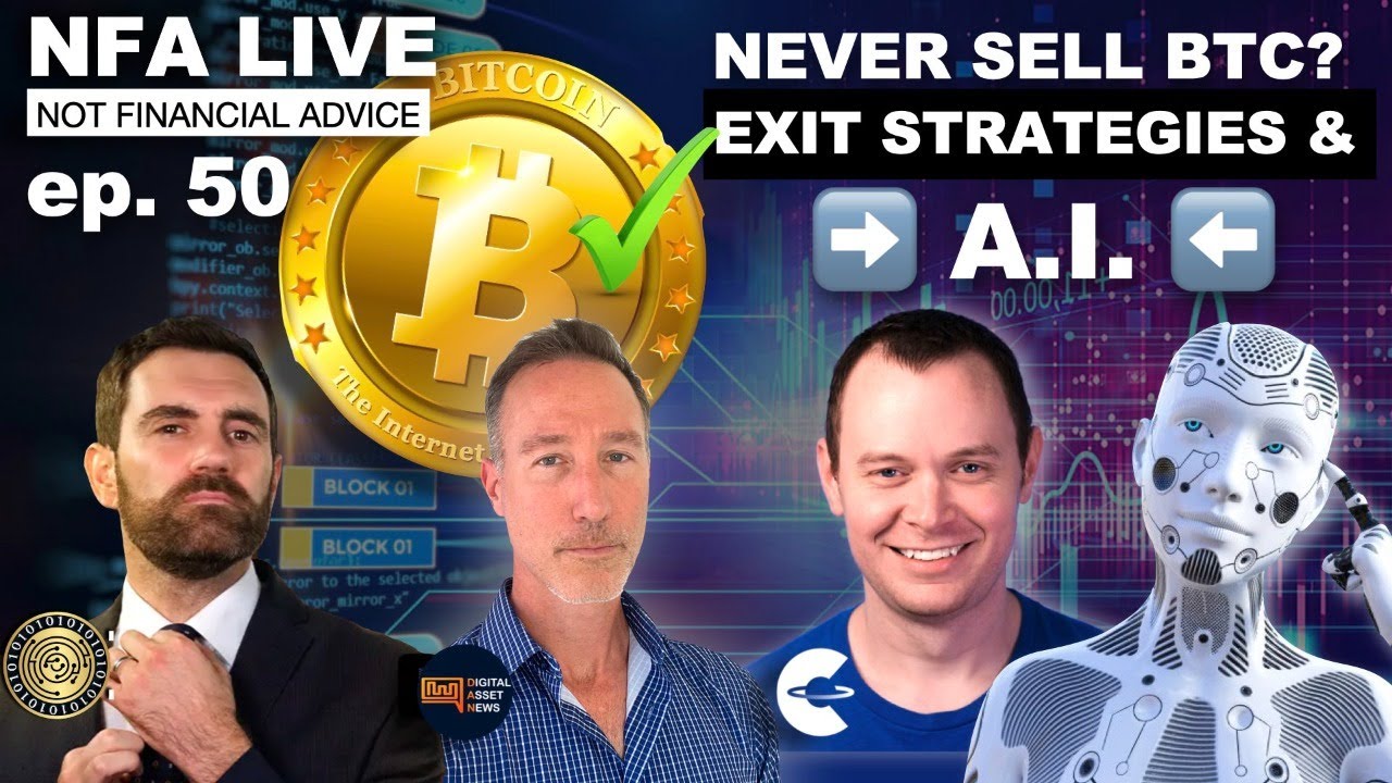 NFA LIVE: CRYPTO ARTIFICIAL INTELLIGENCE (A.I.). BITCOIN, THE EXIT STRATEGY  & TAXES.