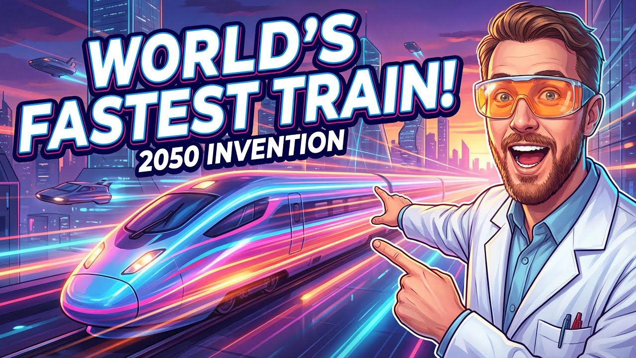 2050 Future Train Invention | World’s Fastest Train by American Scientist ! #futureworld2050 
