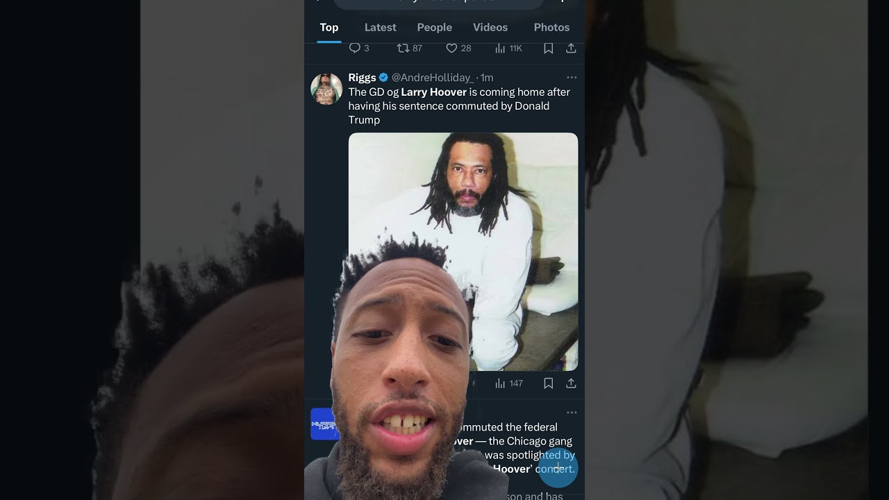 Larry Hoover Has Been PARDONED By DONALD TRUMP 